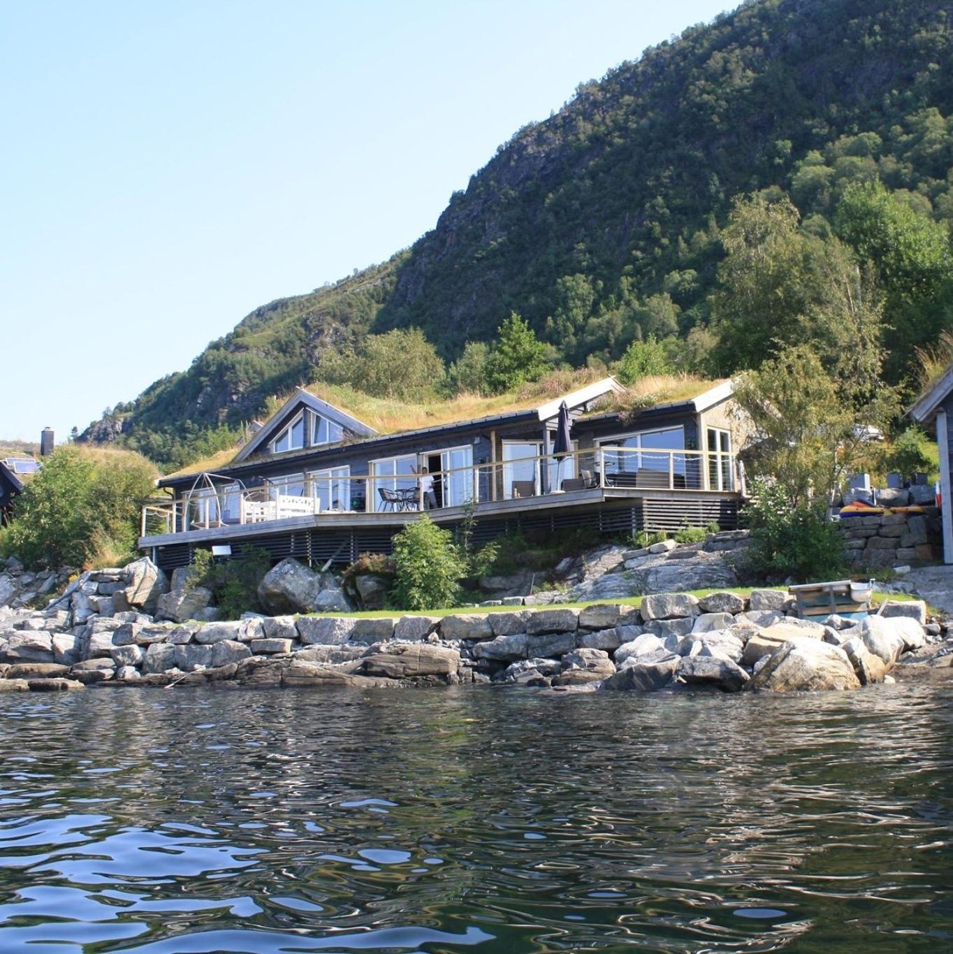 Smastranda Fjord Lodge Aheim 外观 照片